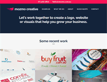 Tablet Screenshot of mozmo.com.au